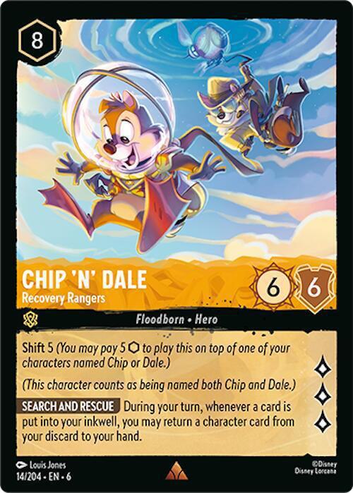 Chip 'n' Dale - Recovery Rangers - 14/204 [Azurite Sea] [Non-Foil]