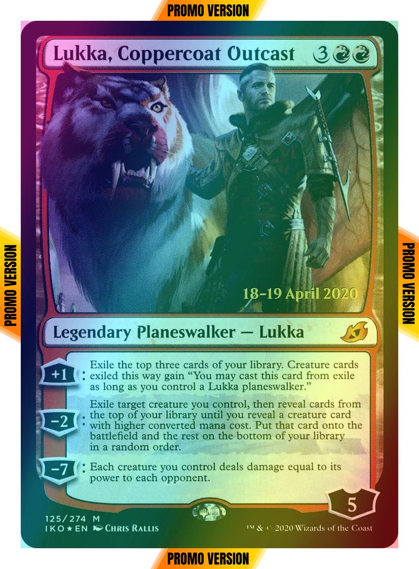 Lukka, Coppercoat Outcast [Prerelease] [125s] [Ikoria: Lair of Behemoths Promos] [Foil]