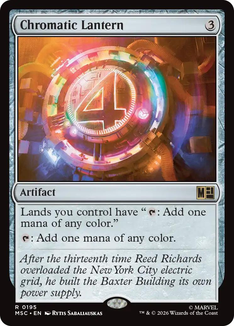 Chromatic Lantern [195] [Marvel Super Heroes: Commander] [Non-Foil]