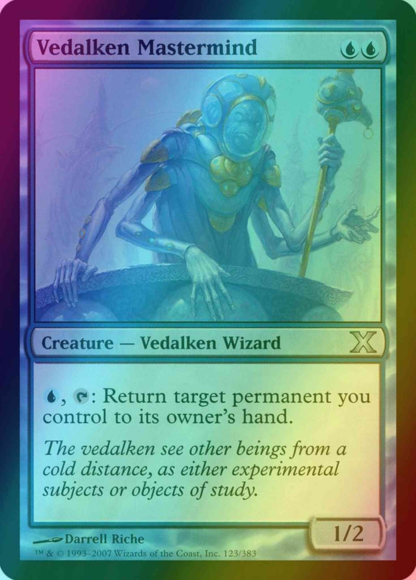 Vedalken Mastermind [123] [Tenth Edition] [Foil]