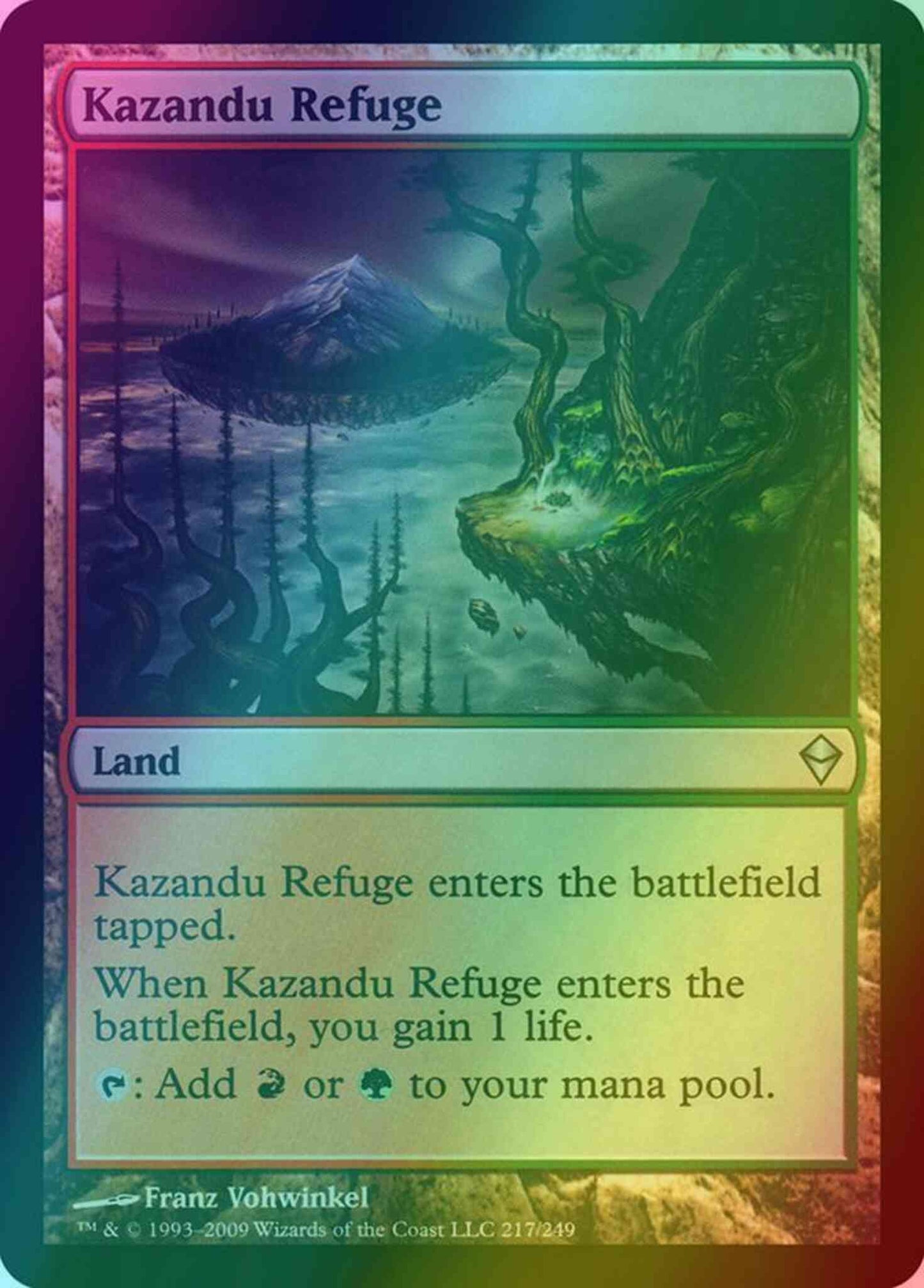Kazandu Refuge [217] [Zendikar] [Foil]