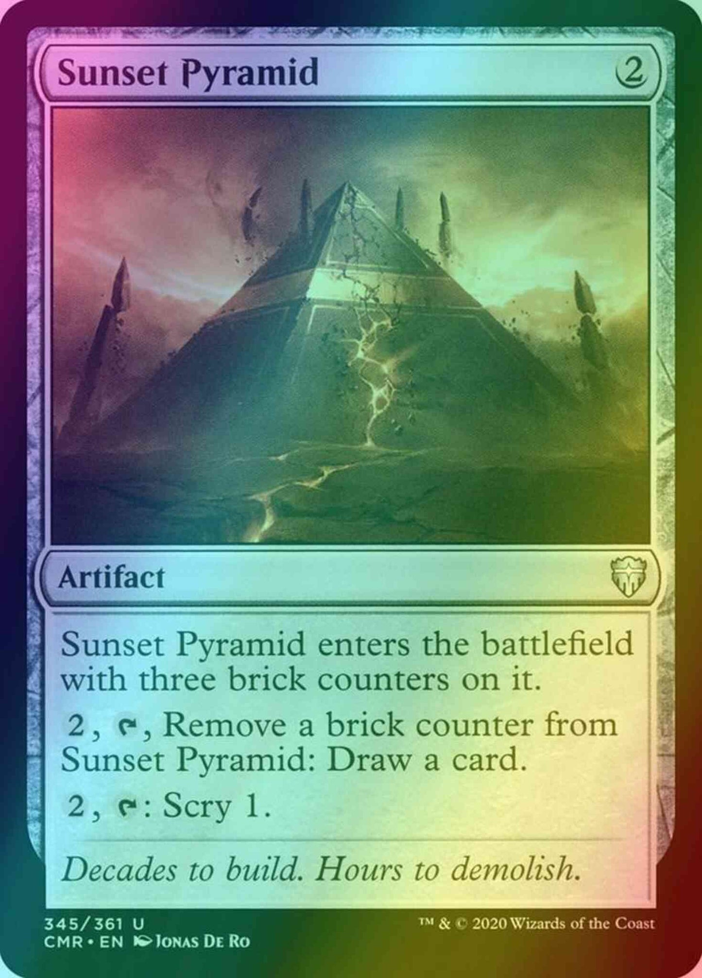 Sunset Pyramid [345] [Commander Legends] [Foil]