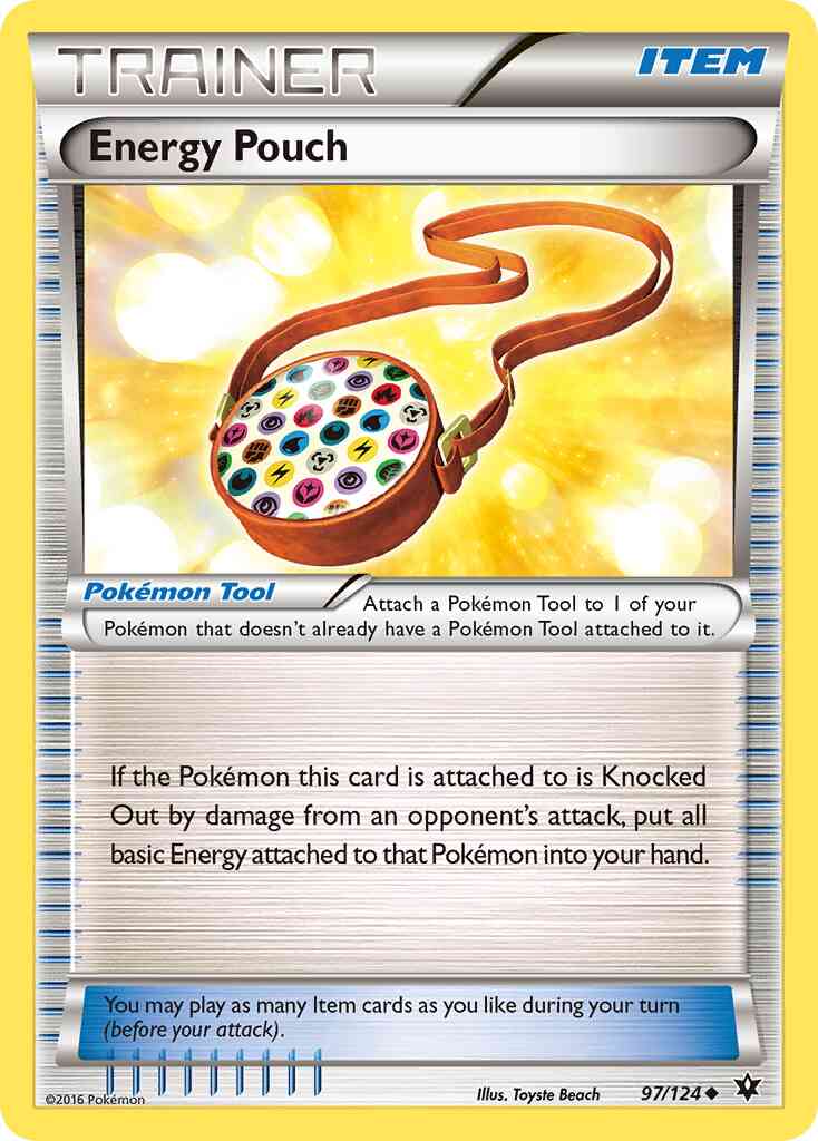 Energy Pouch - 97/124 - Uncommon [xy10-97] [Reverse Holo]