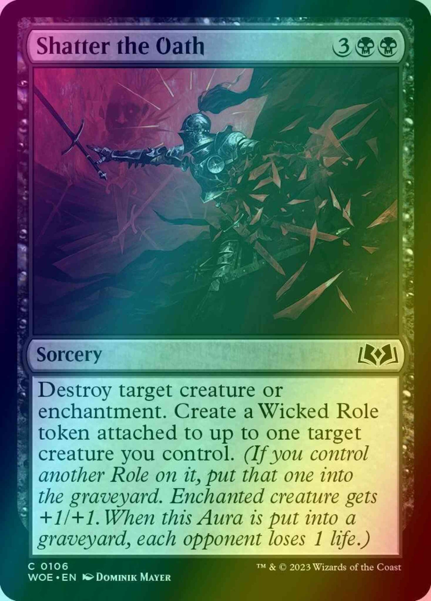 Shatter the Oath [106] [Wilds of Eldraine] [Foil]