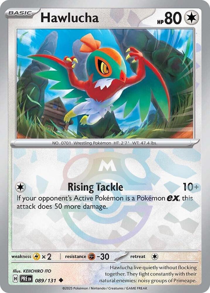 Hawlucha - Master Ball Pattern - 089/131 - Uncommon [sv085-089] [Reverse Holo]
