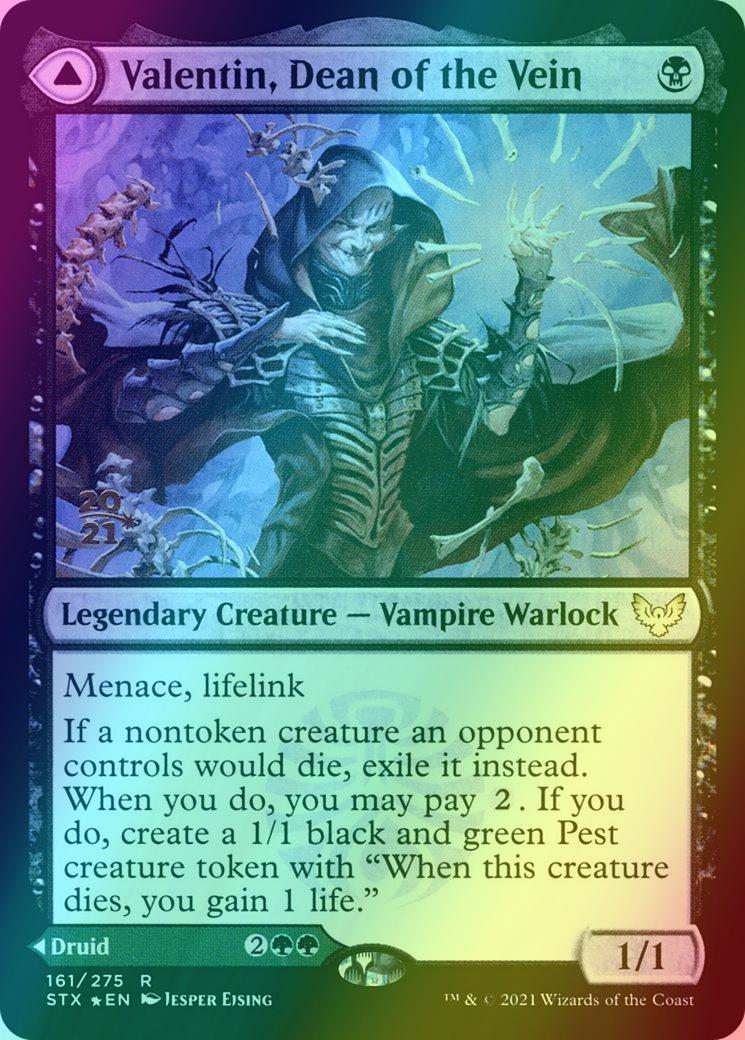 Valentin, Dean of the Vein // Lisette, Dean of the Root [Prerelease] [161s] [Strixhaven: School of Mages Promos] [Foil]
