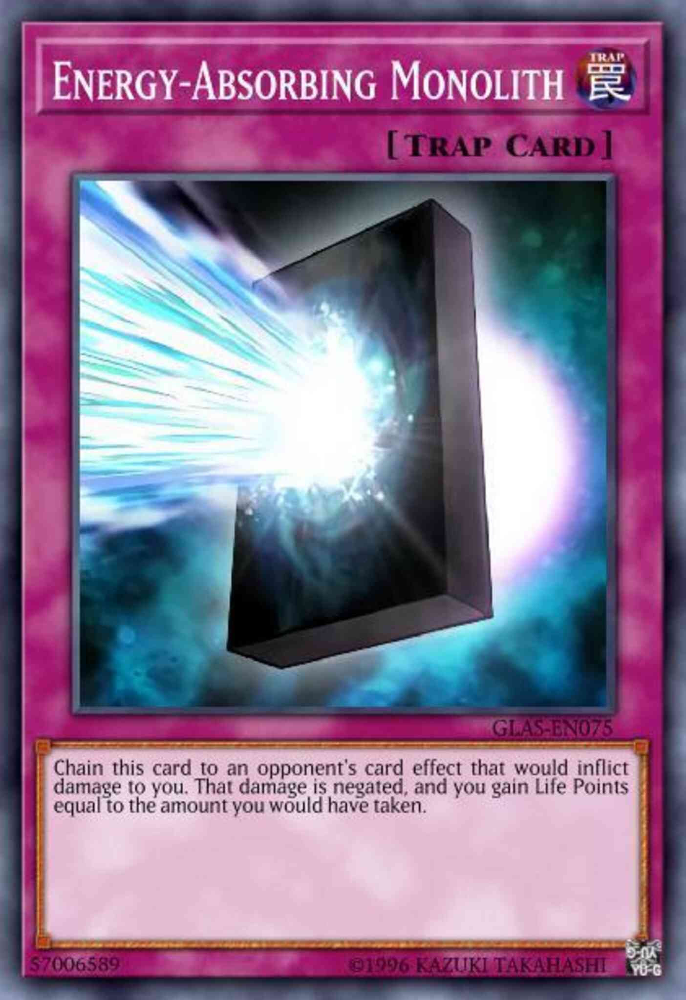 Energy-Absorbing Monolith - GLAS-EN075 - Ultimate Rare - 1st Edition