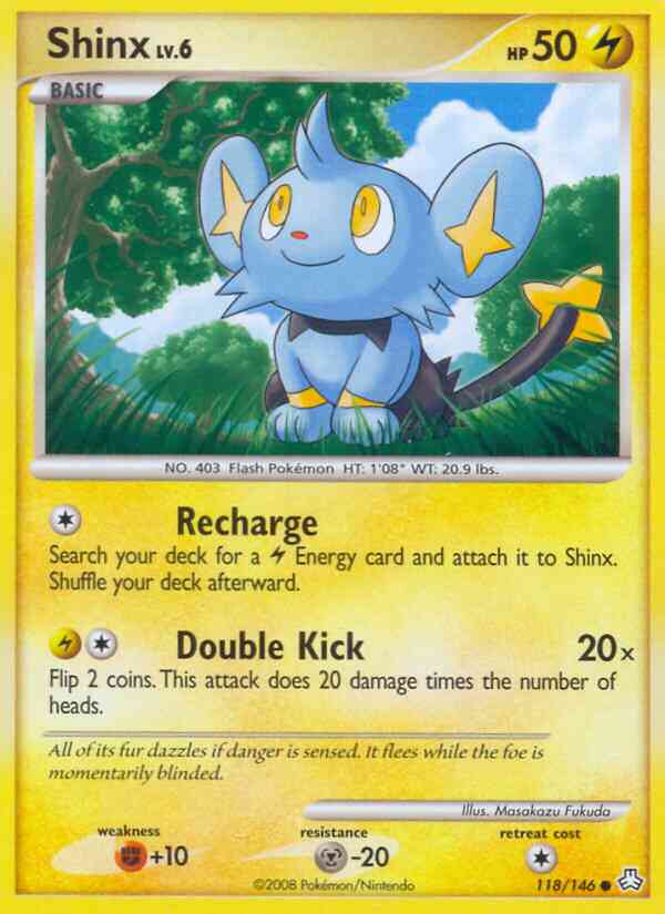 Shinx - 118/146 - Common [dp6-118] [Reverse Holo]