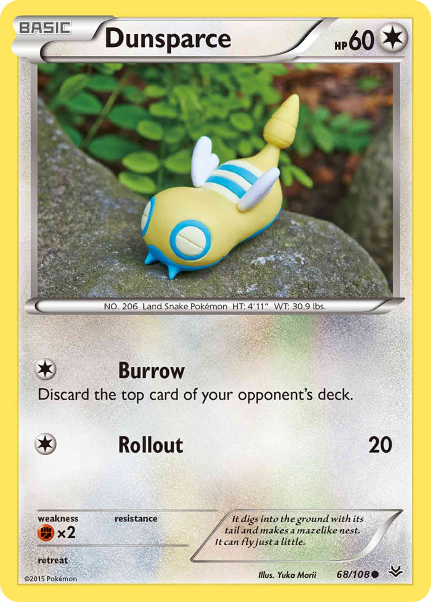 Dunsparce - 68/108 - Common [xy6-68] [Non-Holo]
