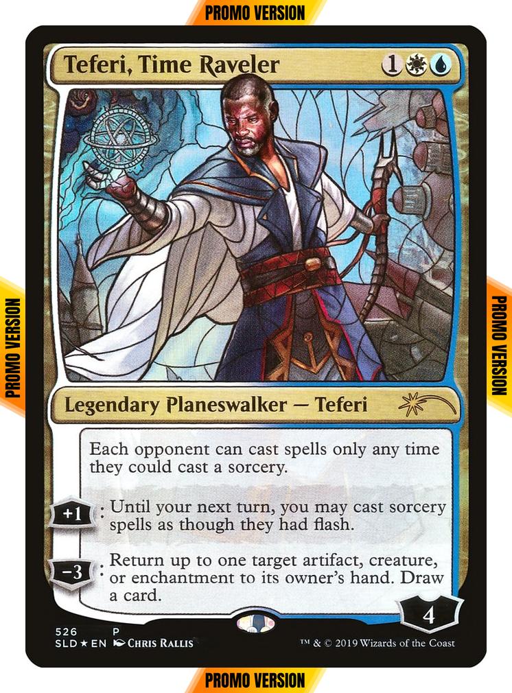 Teferi, Time Raveler [0526] [Stained Glass] [Secret Lair Drop] [Foil]