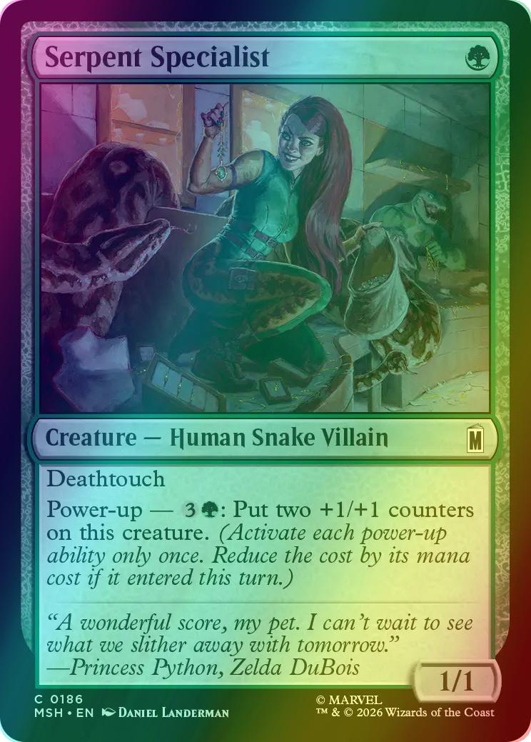 Serpent Specialist [186] [Marvel Super Heroes] [Foil]