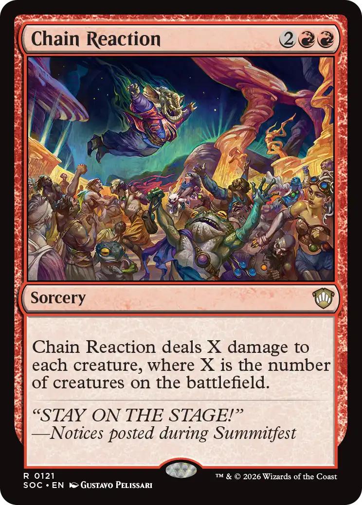 Chain Reaction [121] [Secrets of Strixhaven: Commander] [Non-Foil]
