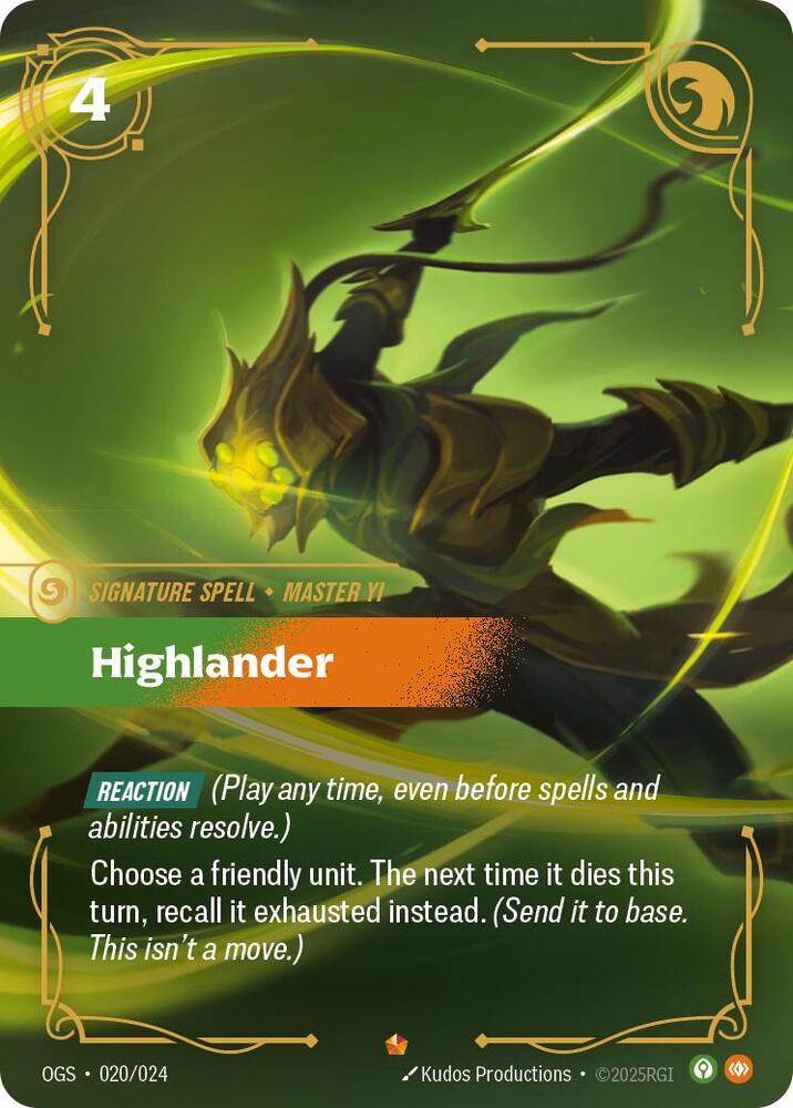 Highlander - 020/024 [Origins: Proving Grounds] [Non-Foil]