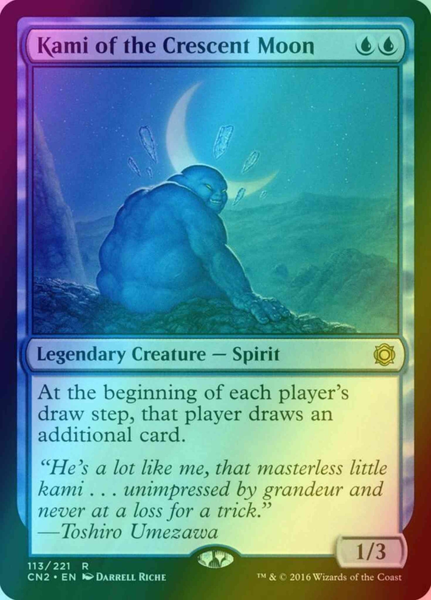 Kami of the Crescent Moon [113] [Conspiracy Take The Crown] [Foil]