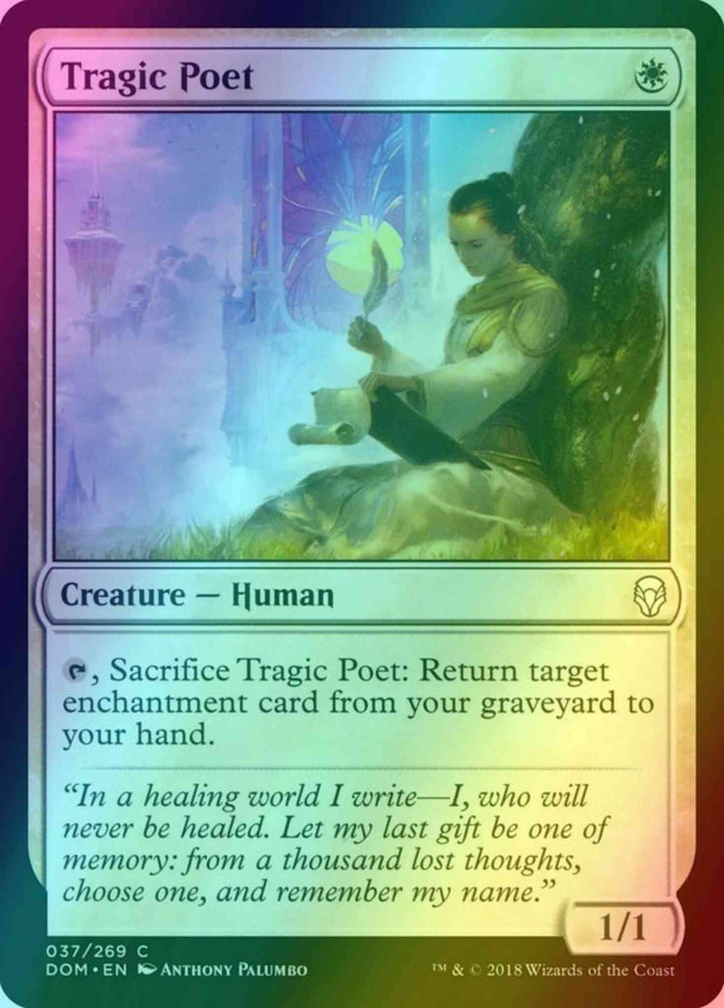 Tragic Poet [37] [Dominaria] [Foil]