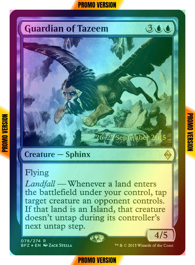 Guardian of Tazeem [78s] [Battle for Zendikar Promos] [Foil]