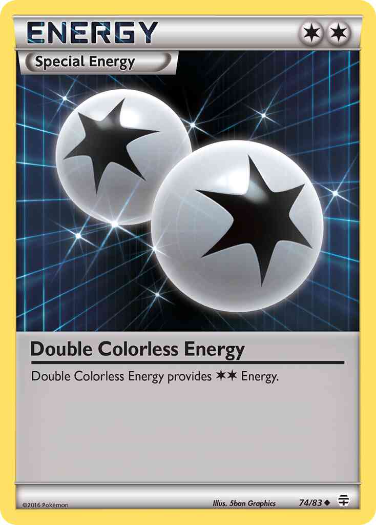 Double Colorless Energy - 74/83 - Uncommon [g1-74] [Non-Holo]