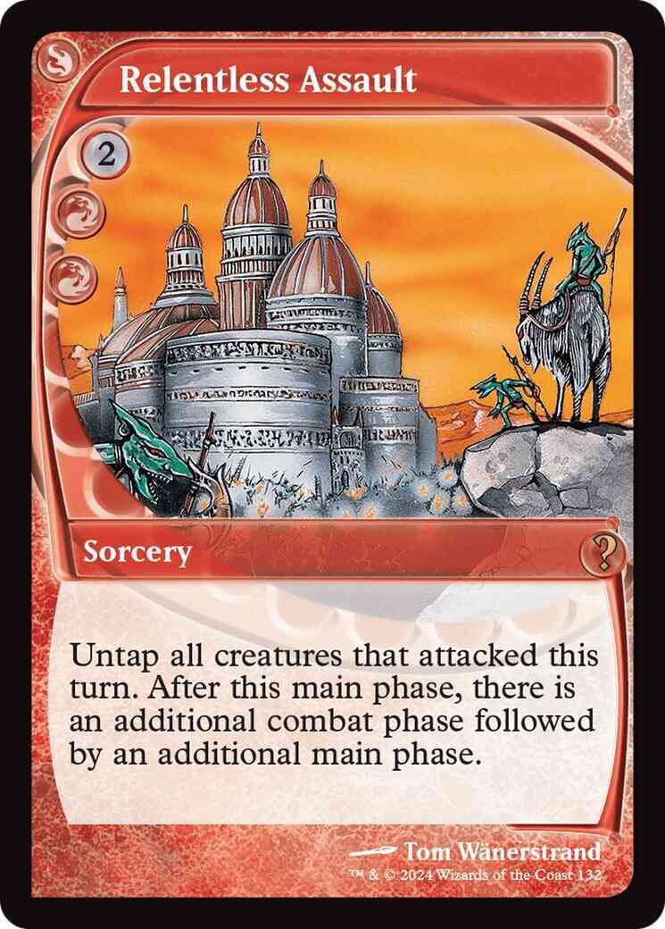 Relentless Assault [132] [Future Frame] [Mystery Booster 2] [Non-Foil]