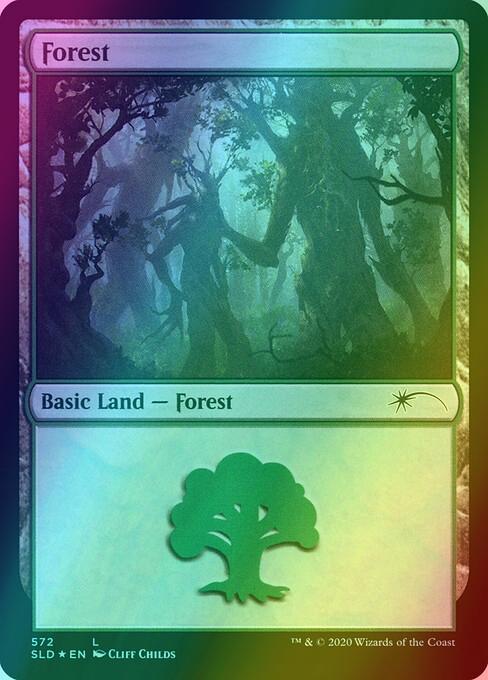 Forest [0572] [Jumpstart: Tree Hugging] [Secret Lair Drop] [Foil]
