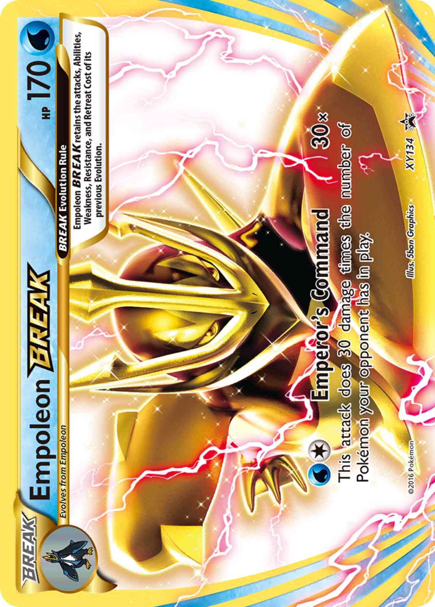 Empoleon BREAK - XY134 - Promo [xyp-XY134] [BREAK]