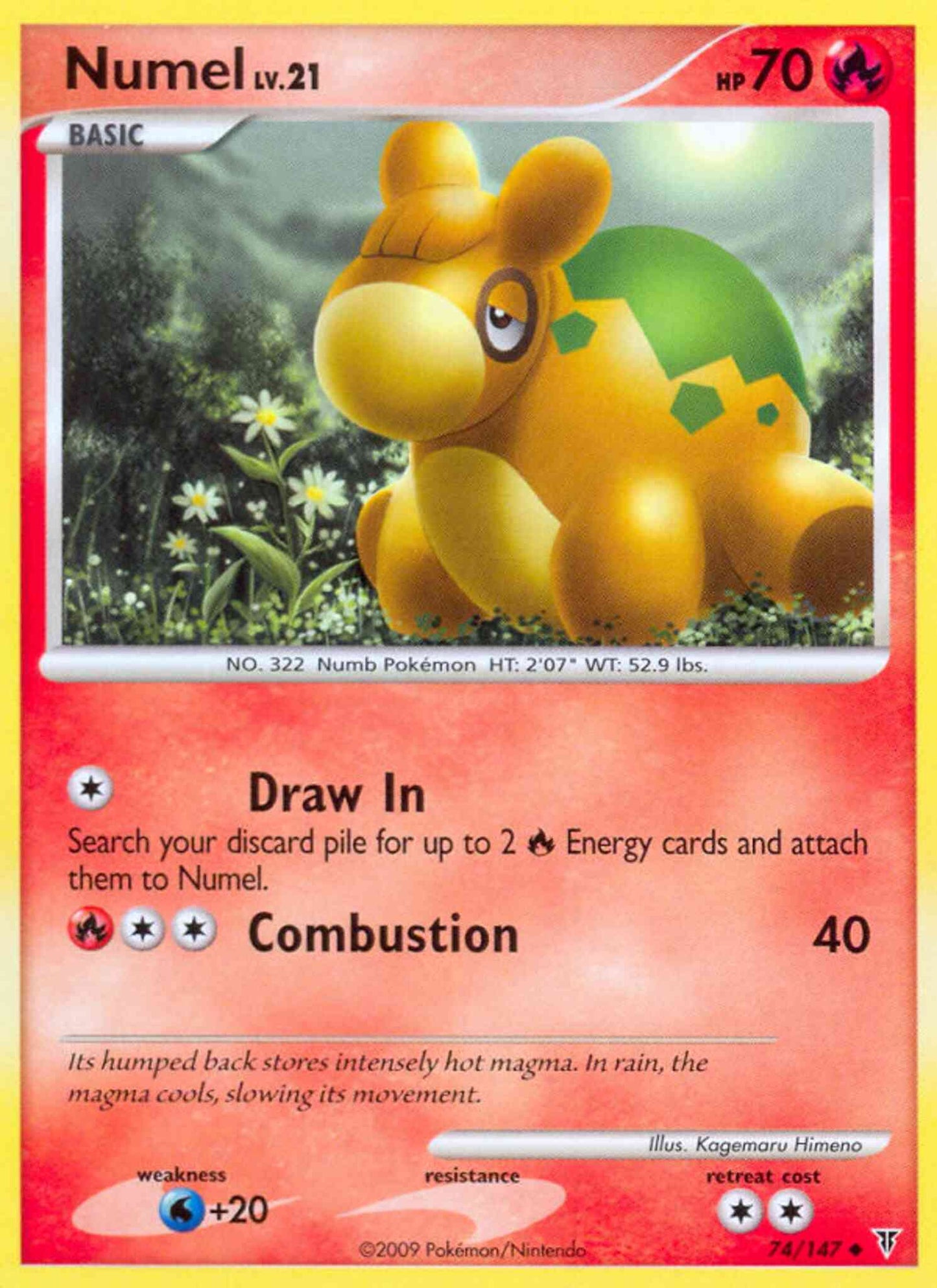 Numel - 74/147 - Uncommon [pl3-74] [Reverse Holo]
