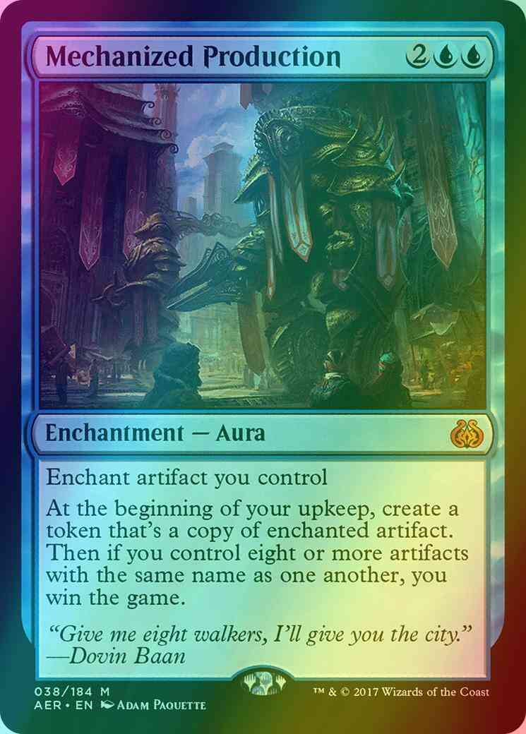 Mechanized Production [38] [Aether Revolt] [Foil]