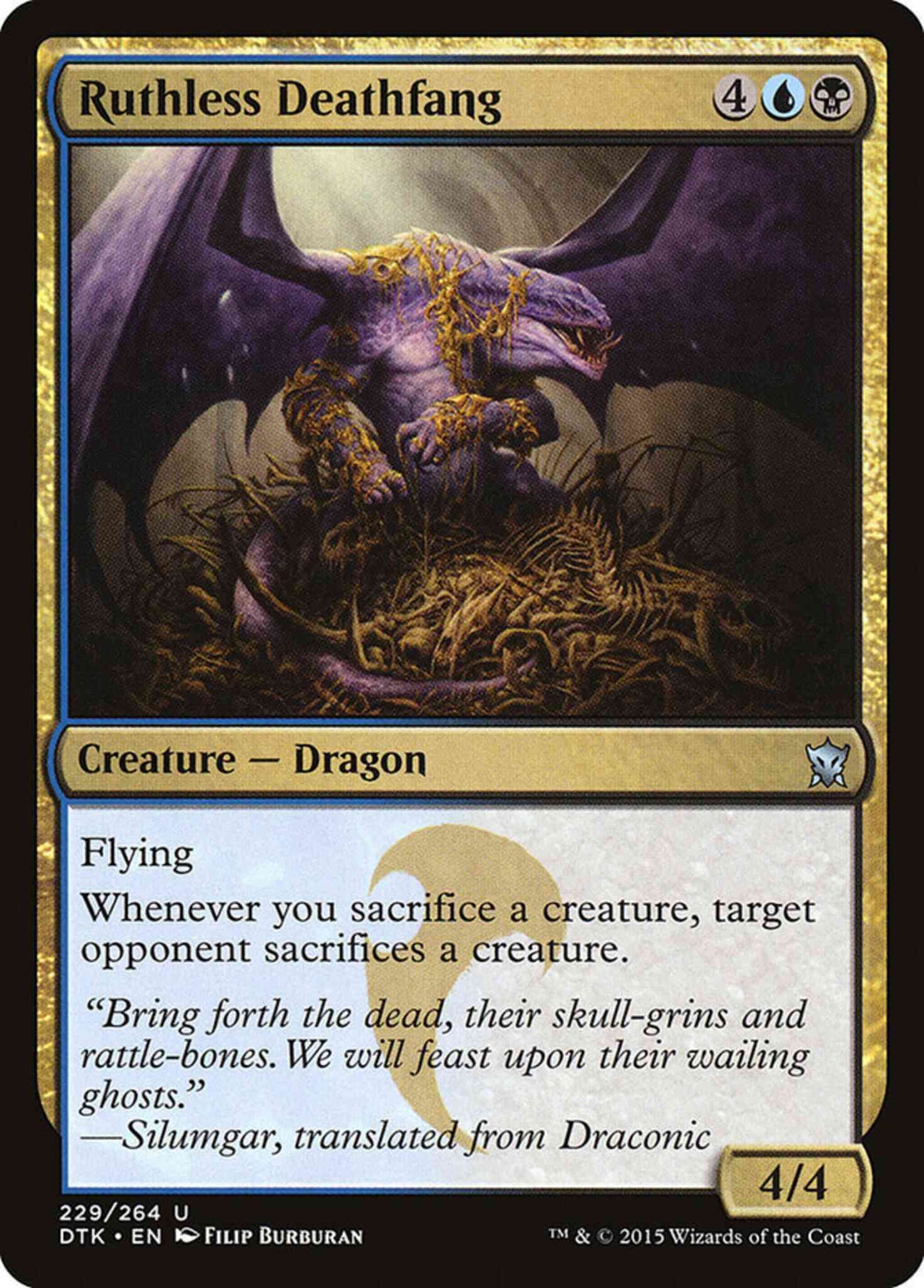 Ruthless Deathfang [229] [Dragons Of Tarkir] [Non-Foil]