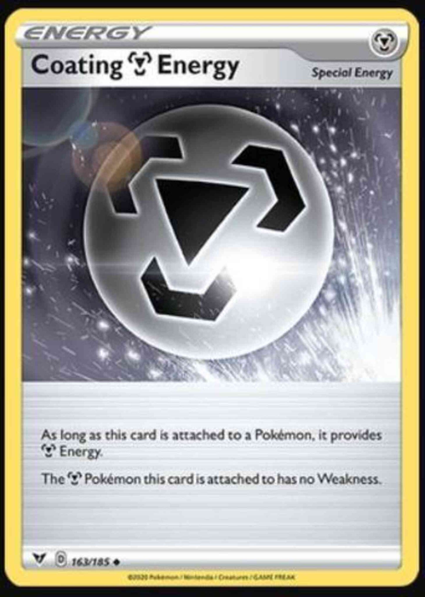 Coating Metal Energy - 163/185 - Uncommon [swsh4-163] [Non-Holo]
