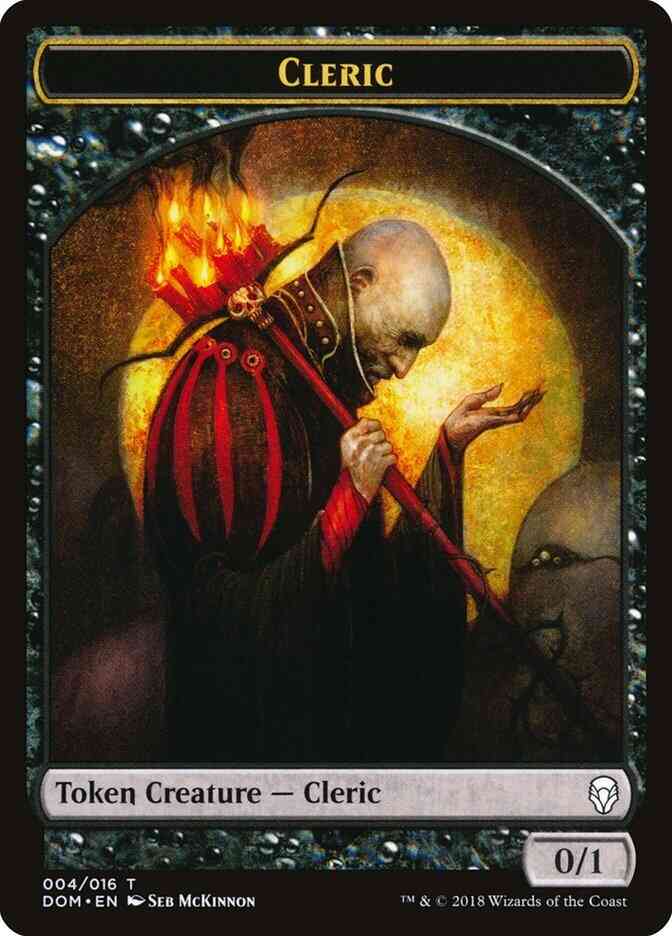Cleric Token [04] [Dominaria Tokens] [Non-Foil]