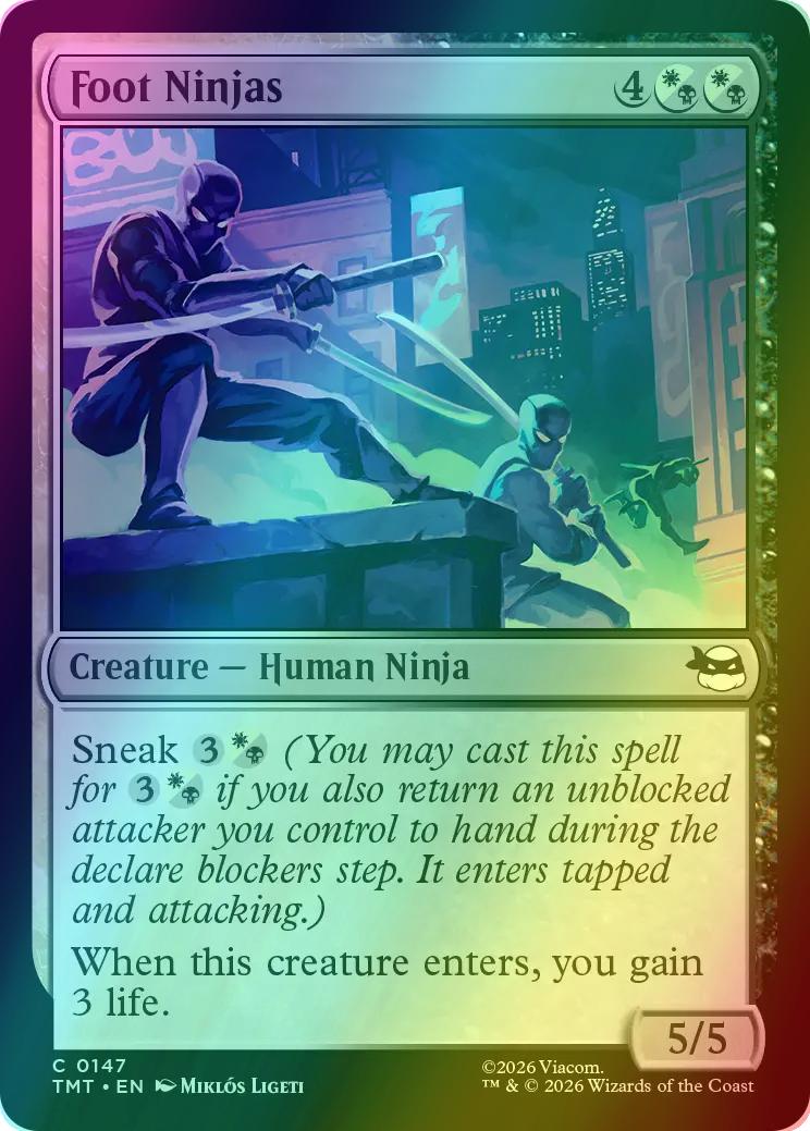Foot Ninjas [147] [Teenage Mutant Ninja Turtles] [Foil]