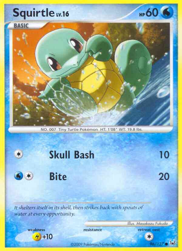 Squirtle - 96/127 - Common [pl1-96] [Non-Holo]