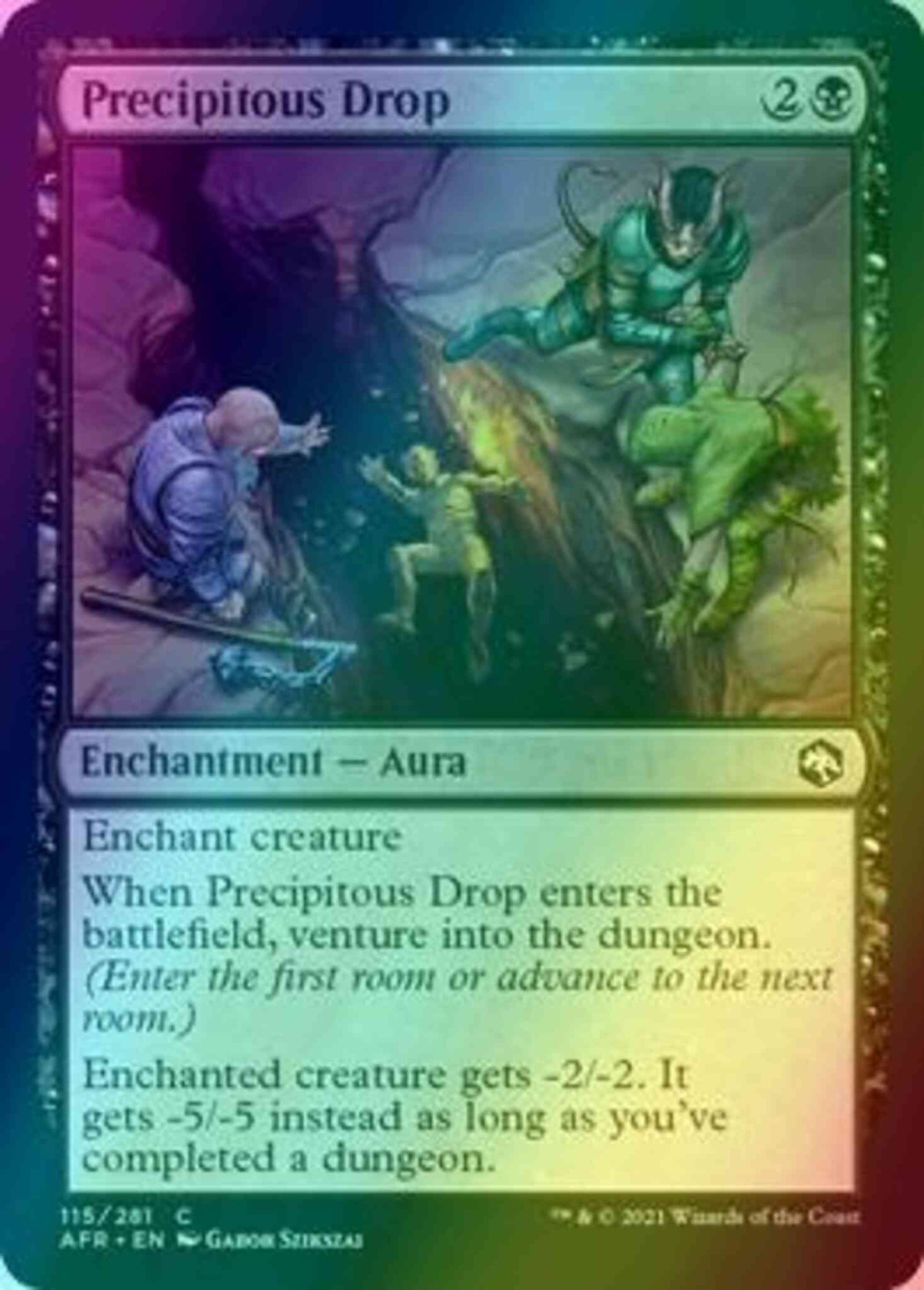Precipitous Drop [115] [Adventures in the Forgotten Realms] [Foil]