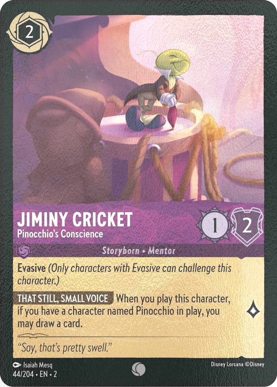 Jiminy Cricket - Pinocchio's Conscience - 44/204 [Rise Of The Floodborn] [Cold Foil]