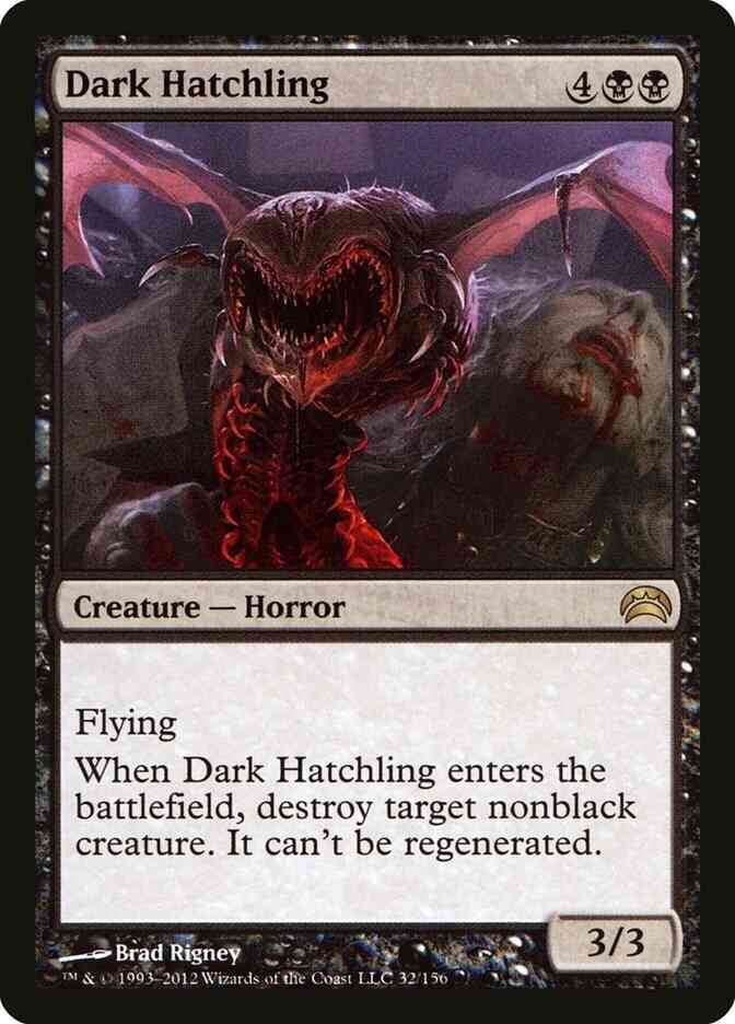 Dark Hatchling [32] [Planechase 2012] [Non-Foil]