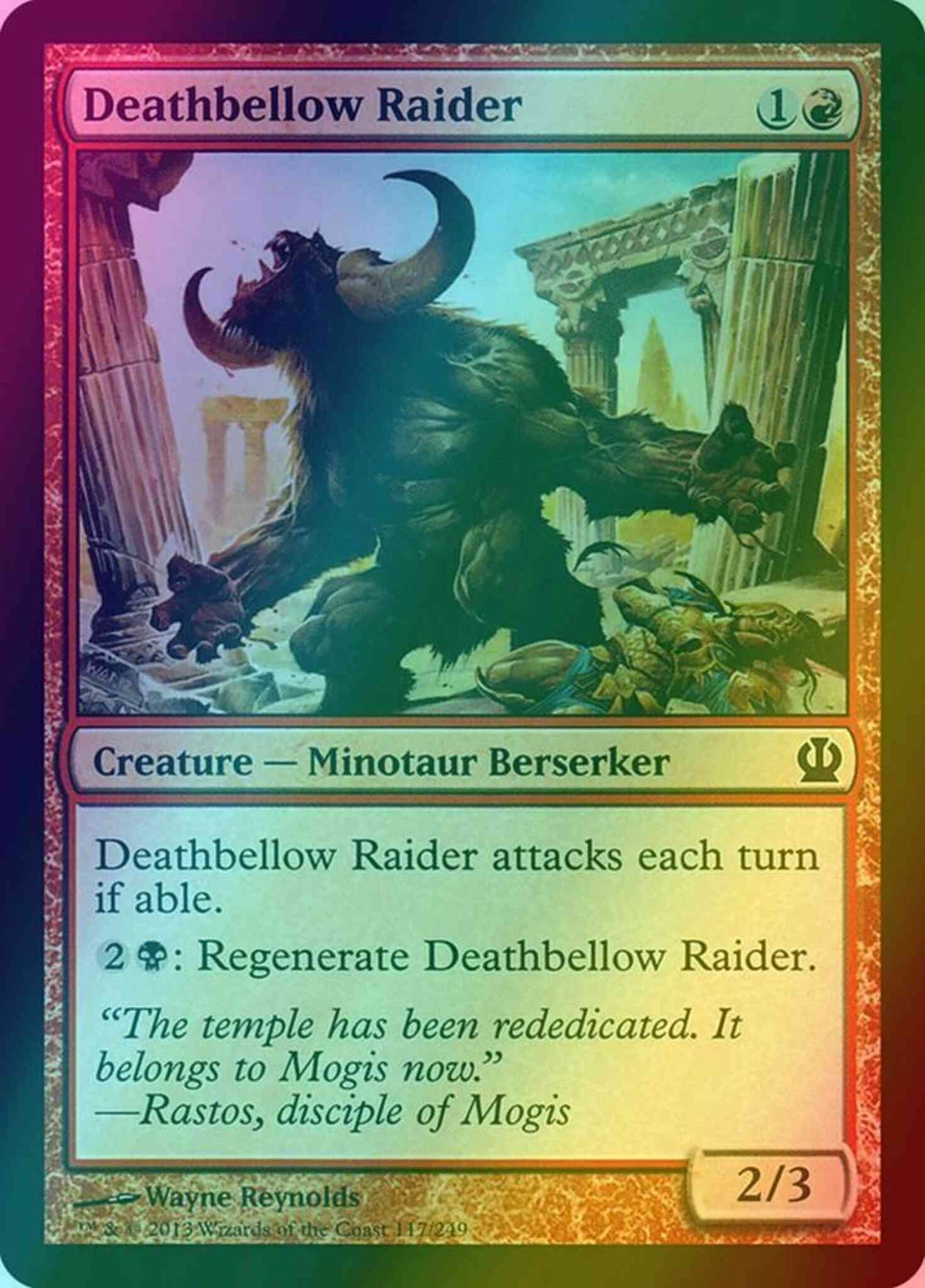 Deathbellow Raider [117] [Theros] [Foil]