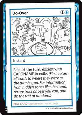Do-Over - No Symbol [20] [Mystery Booster Playtest Cards 2021] [Non-Foil]