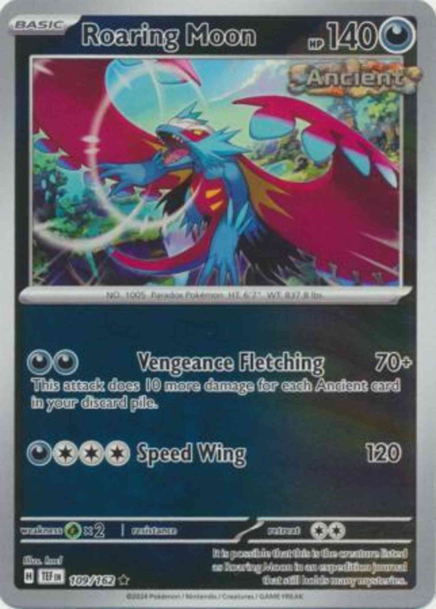 Roaring Moon - 109/162 - Rare [sv05-109] [Reverse Holo]