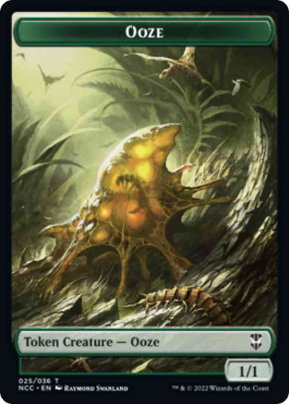 Ooze Token (25) // Treasure Token (15) [Streets of New Capenna: Commander: Tokens] [Non-Foil]
