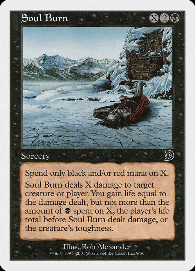 Soul Burn [9] [Deckmasters] [Non-Foil]