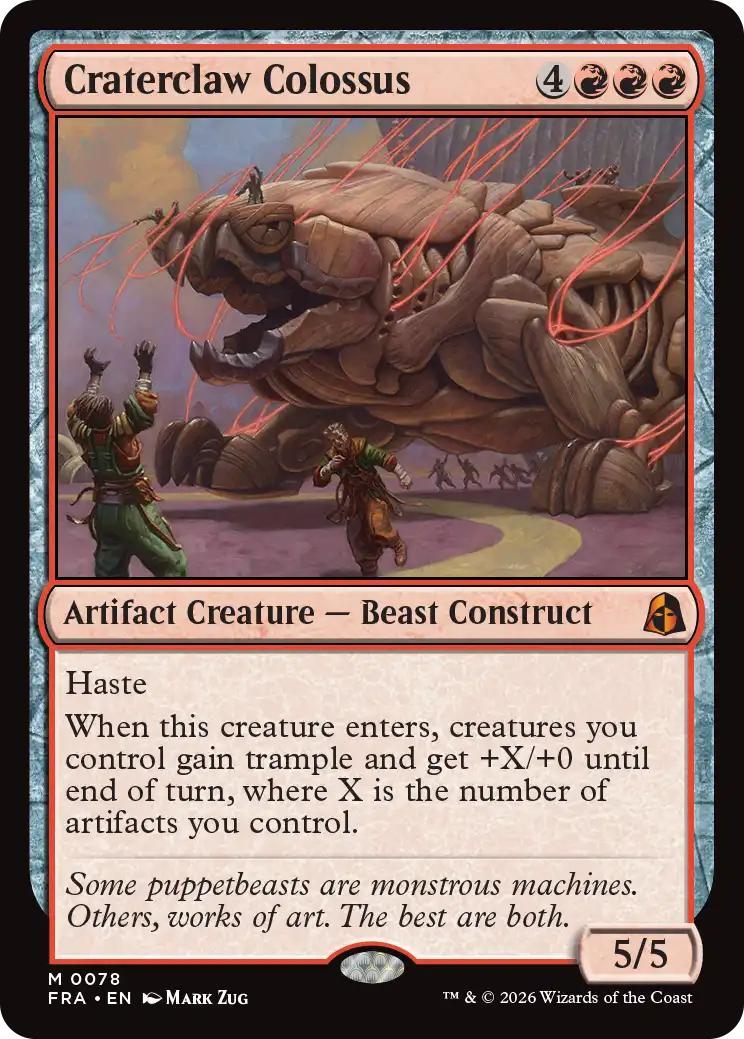 Craterclaw Colossus [78] [Reality Fracture] [Non-Foil]