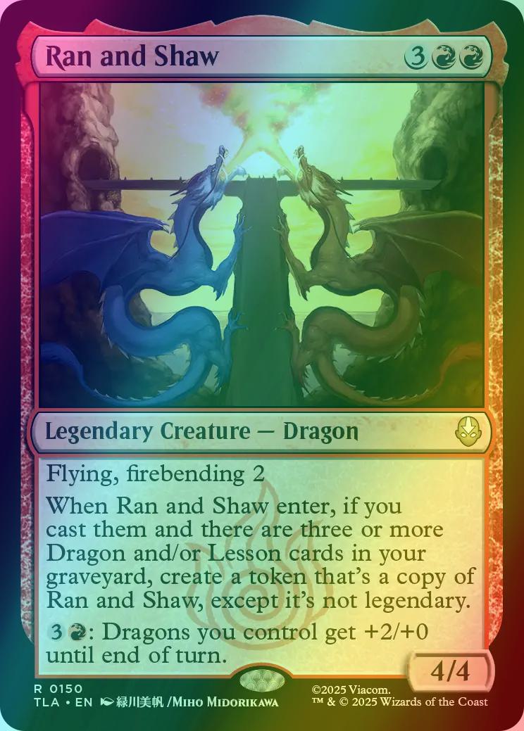 Ran and Shaw [150] [Avatar: The Last Airbender] [Foil]