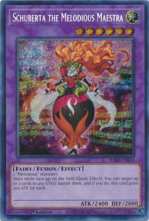 Schuberta the Melodious Maestra - RA03-EN034 - Secret Rare - 1st Edition