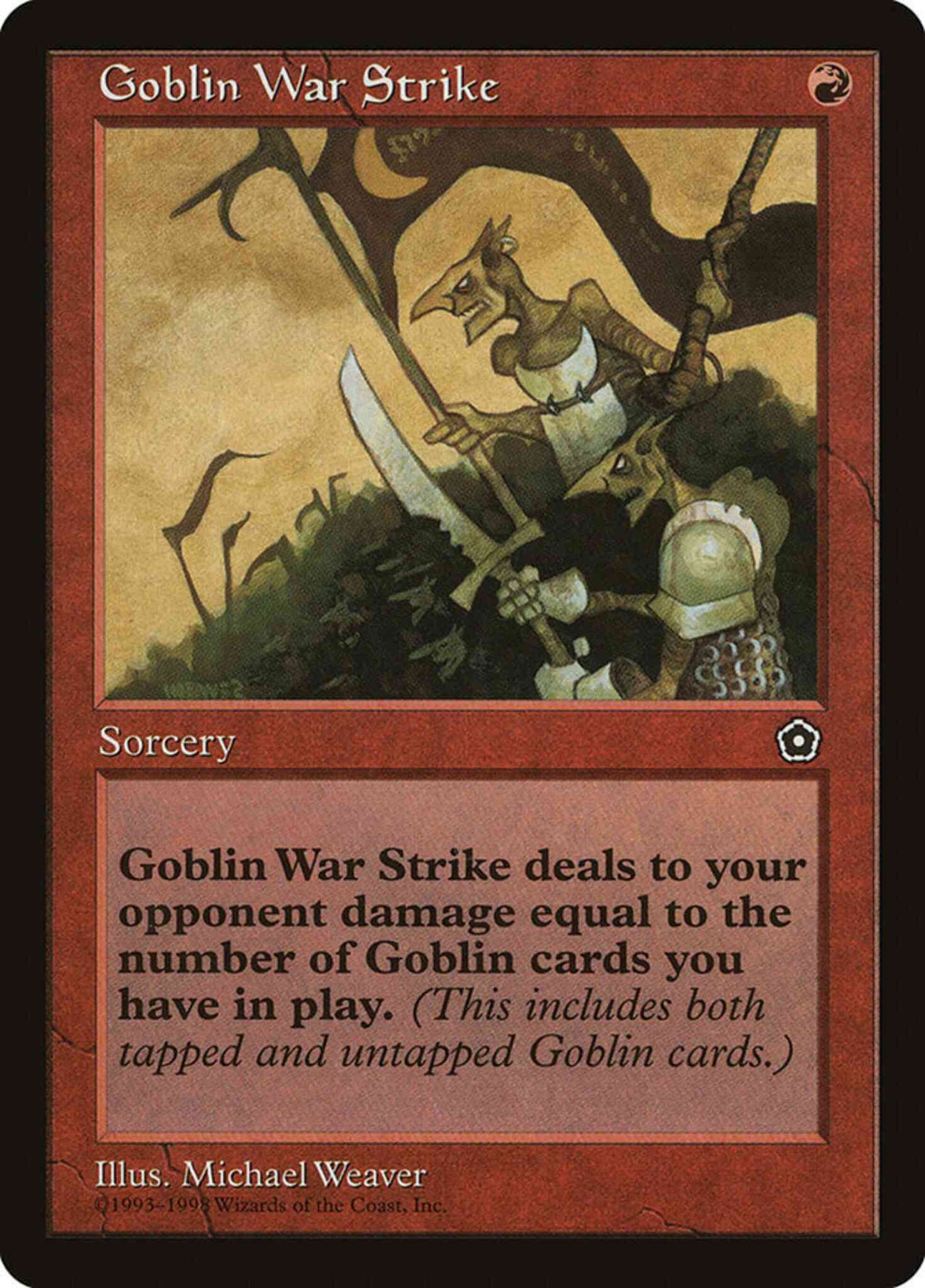 Goblin War Strike [105] [Portal Second Age] [Non-Foil]