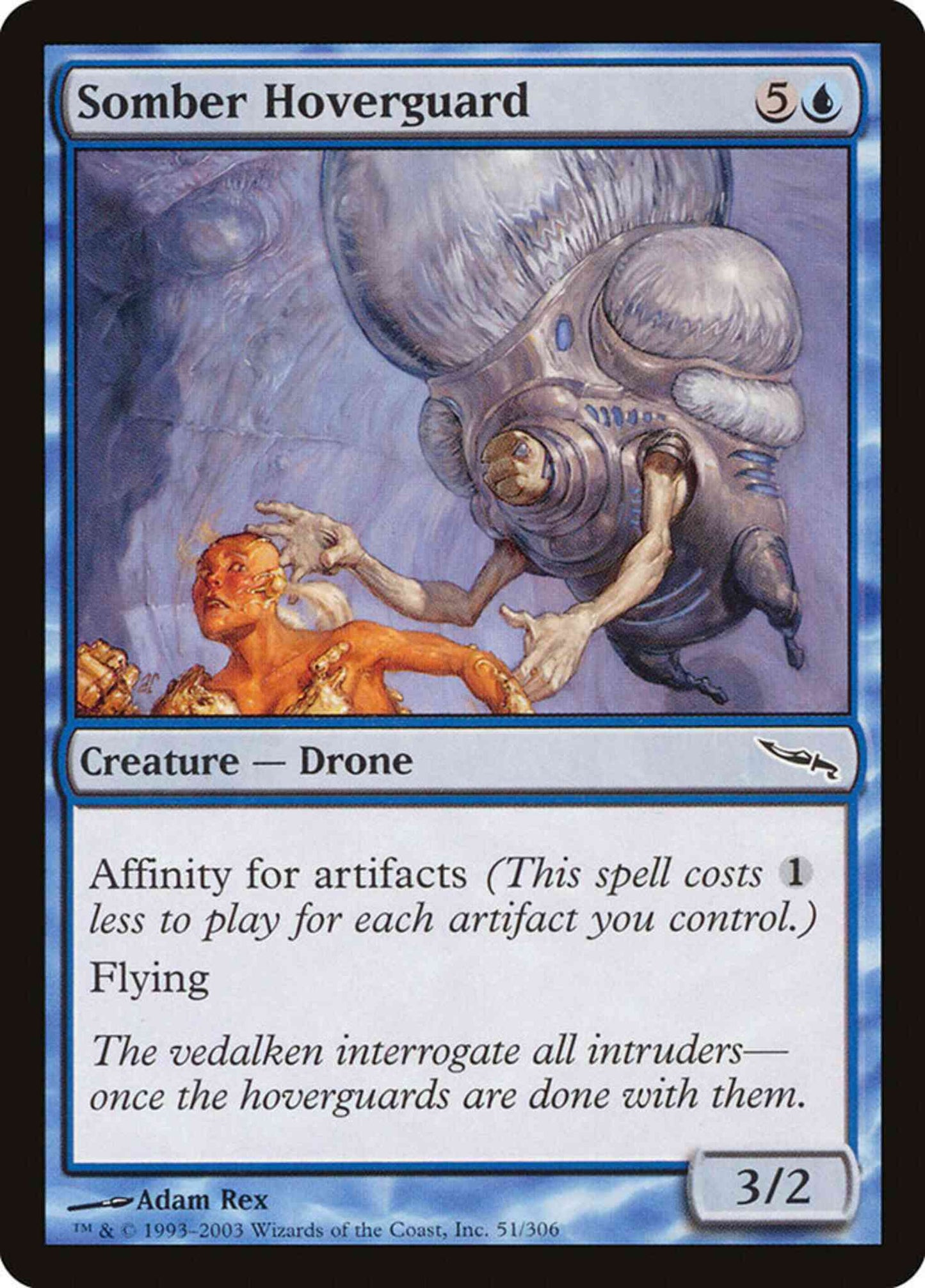 Somber Hoverguard [51] [Mirrodin] [Non-Foil]
