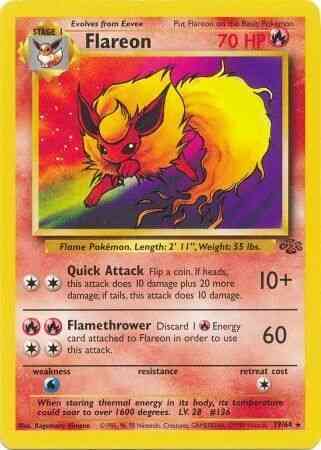 Flareon - 19/64 - Rare - Unlimited [base2U-19] [Non-Holo]