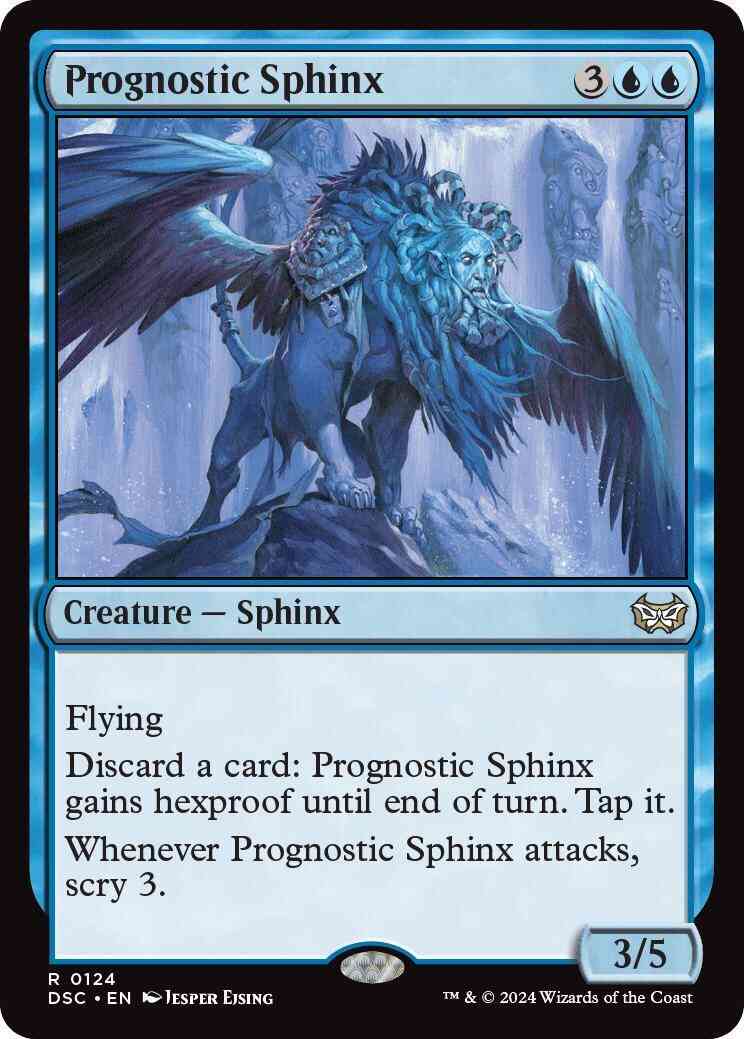 Prognostic Sphinx [124] [Duskmourn: House of Horror: Commander] [Non-Foil]