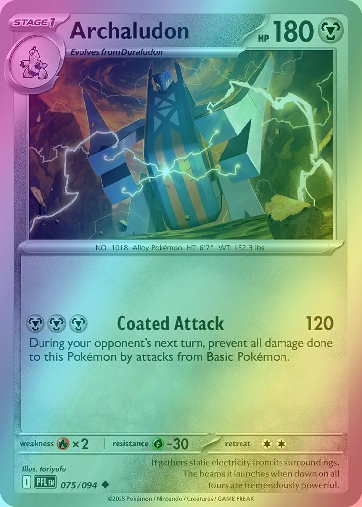 Archaludon - 075/094 - Uncommon [me02-075] [Reverse Holo]