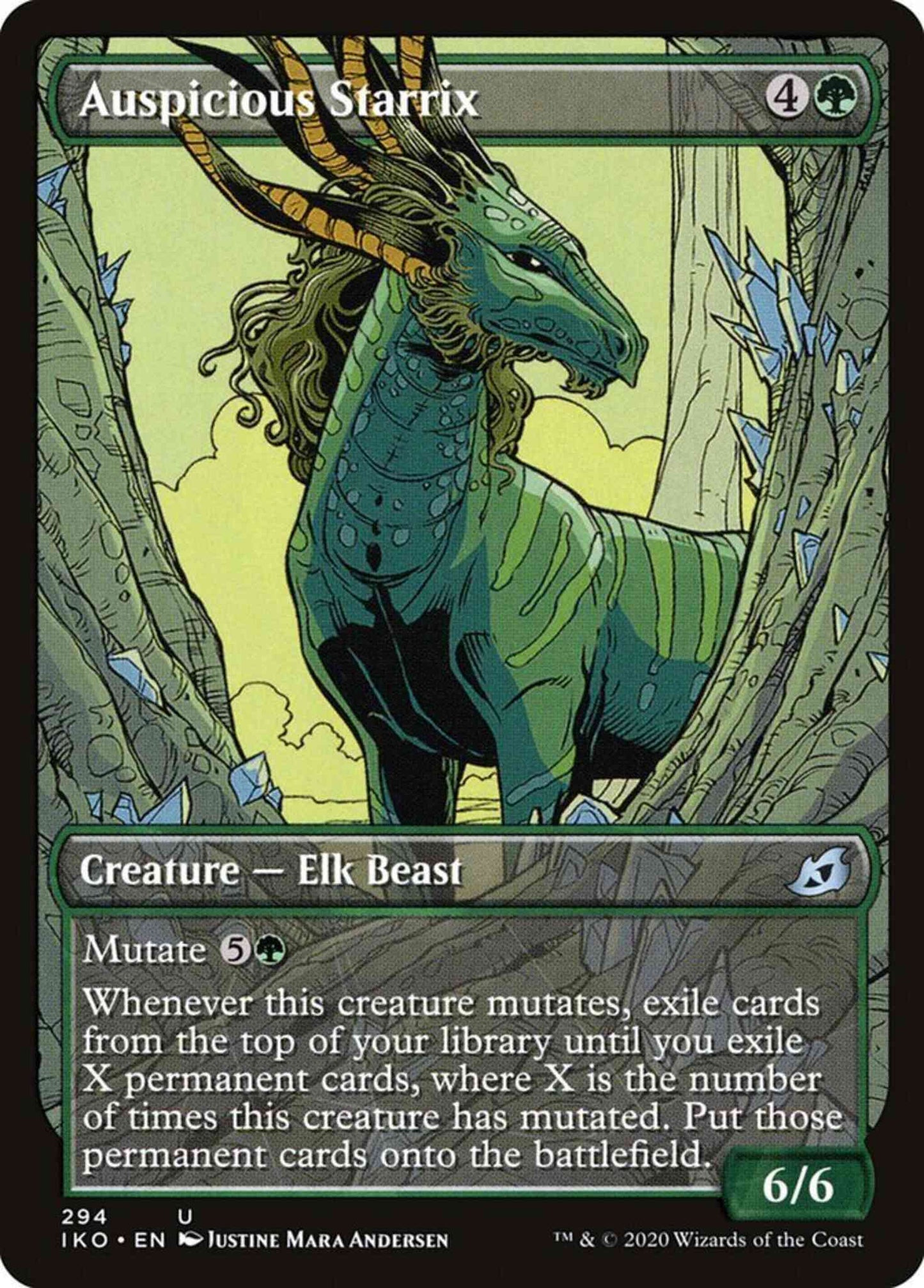Auspicious Starrix [294] [Alternate Art] [Ikoria: Lair of Behemoths] [Non-Foil]