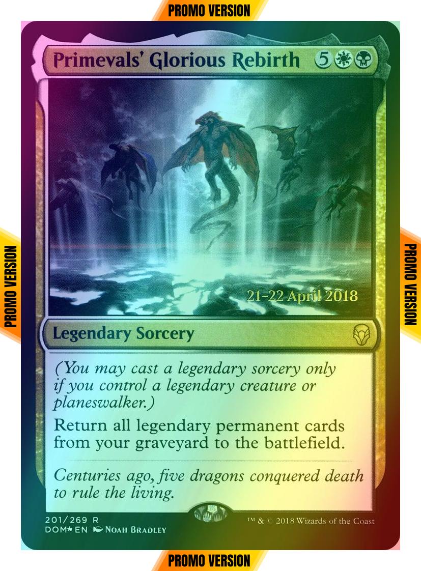 Primevals' Glorious Rebirth [201s] [Dominaria Promos] [Foil]