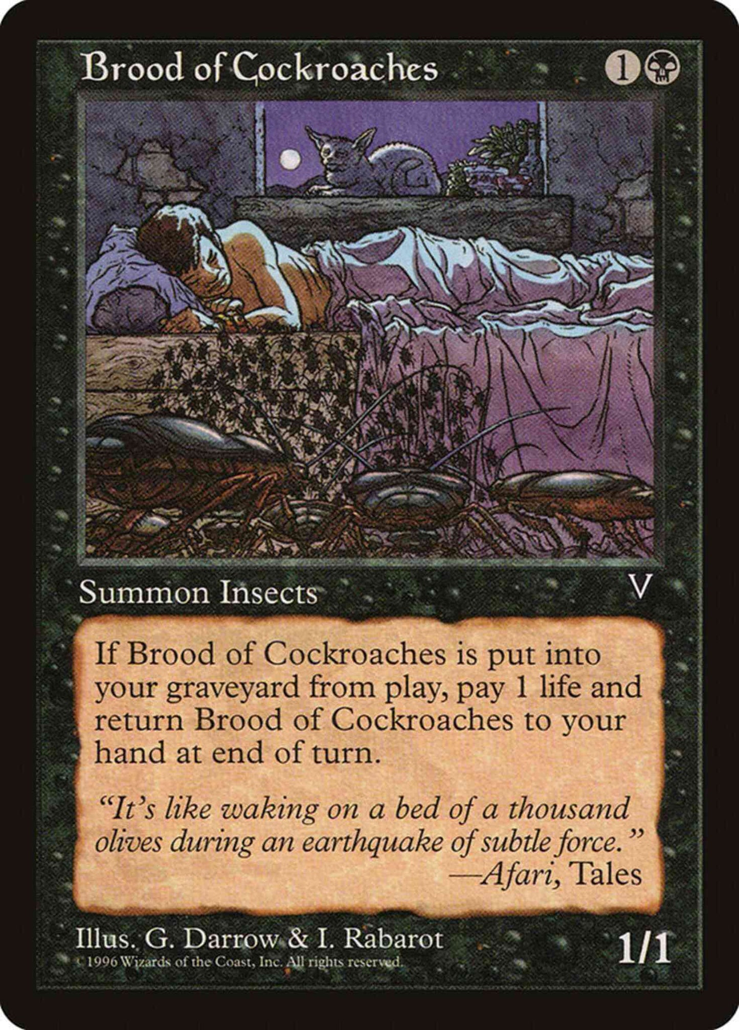 Brood of Cockroaches [53] [Visions] [Non-Foil]